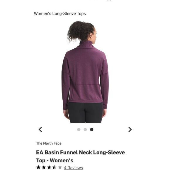 The North Face EA Basin Funnel Neck Long-Sleeve Sweatshirt / Size-Medium - Picture 9 of 11